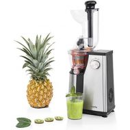 [아마존베스트]H.Koenig GSX18 Juicer / Slow Juicer / 1 L Capacity / 400 W / Drip Stop System / with Pomp Container / Stainless Steel / Black