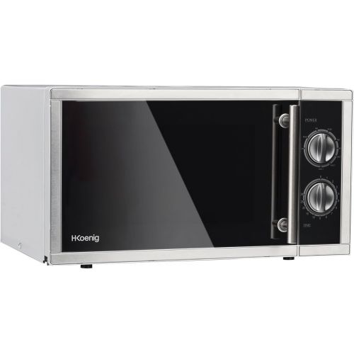  [아마존베스트]H.Koenig VIO7 Microwave with Grill / 9 Programmes / Capacity 23 L / 1000 W Power Grill / 900 W Power Microwave / Silver