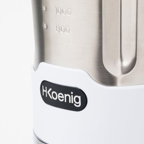  [아마존베스트]H.KOENIG MXC36 Soup Maker/Blender/Ice Crusher/Cooking and Mixing Function/Up to 1.7L/Up to 900W/Stainless Steel Case/