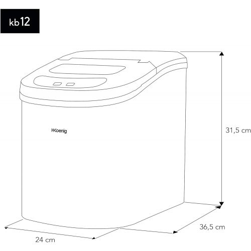  [아마존베스트]H.Koenig KB12 Ice Cube Maker