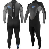 Momentum 4/3mm Wetsuit for Men - Mens Long Sleeve Swimsuit for Surf Board and Deep Sea Diving - 4 Way Stretch Material Mens Swimsuit