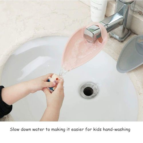  [아마존베스트]HYS Faucet Extender - Sink Handle Extender, Safe Fun Bathroom Hand-Washing Solution for Babies, Toddlers, Kids, Teach Your Kids Good Sanitation Habits(Grey)