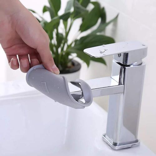  [아마존베스트]HYS Faucet Extender - Sink Handle Extender, Safe Fun Bathroom Hand-Washing Solution for Babies, Toddlers, Kids, Teach Your Kids Good Sanitation Habits(Grey)