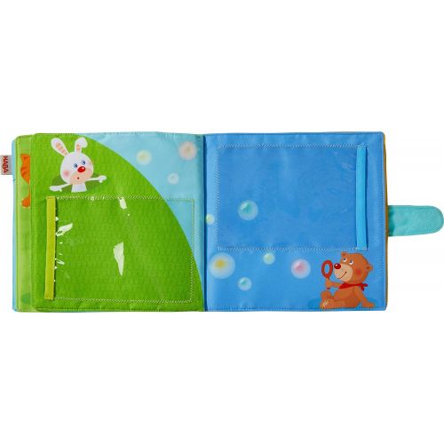  [아마존베스트]HABA My First Photo Album - Soft Fabric Baby Book Fits Eight 4 x 6 Photos for Ages 12 Months +