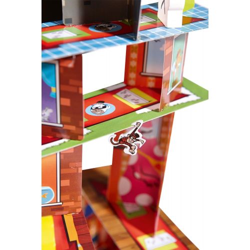  [아마존베스트]HABA Rhino Hero Super Battle - A Turbulent 3D Stacking Game Fun for All Ages (Made in Germany)