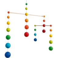 [아마존베스트]HABA Nursery Room Wooden Mobile Rainbow Balls (Made in Germany)