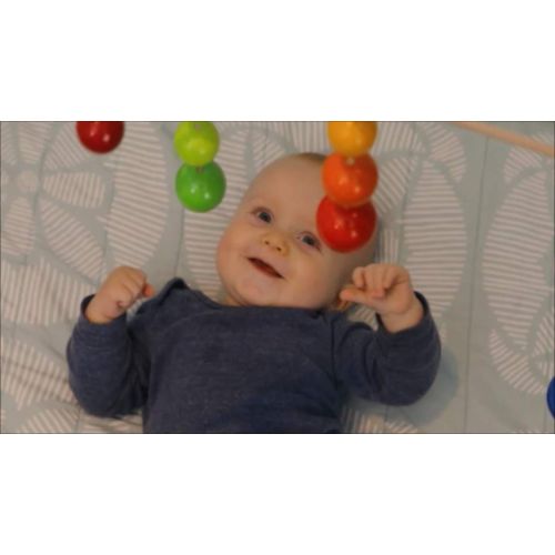  [아마존베스트]HABA Nursery Room Wooden Mobile Rainbow Balls (Made in Germany)