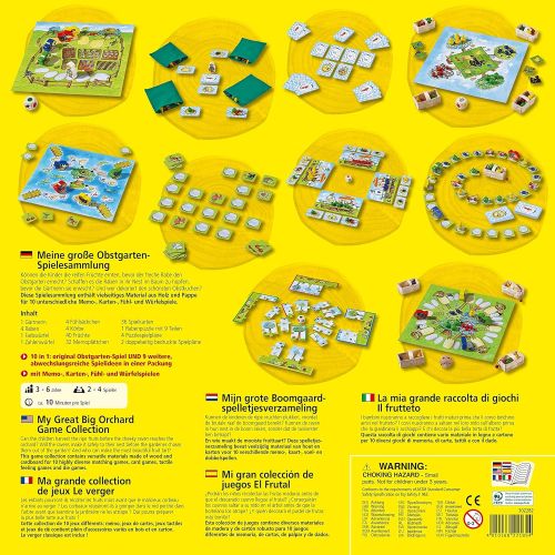  [아마존 핫딜]  [아마존핫딜]HABA Haba 302282 - Meine grosse Obstgarten-Spielesammlung, original Obstgarten-Spiel und 9 weitere Spielideen in einer Packung, Spielesammlung zum beliebten Haba-Klassiker, Kinderspiele