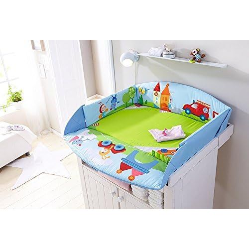  HABA Whimsy City Soft Fabric Play Gym with Detachable Arch - Use as a Play Surface, Changing Area or Small Bed