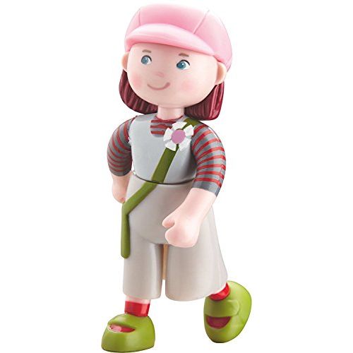  HABA Little Friends Elise - 4 Dollhouse Toy Figure with Pink Hat