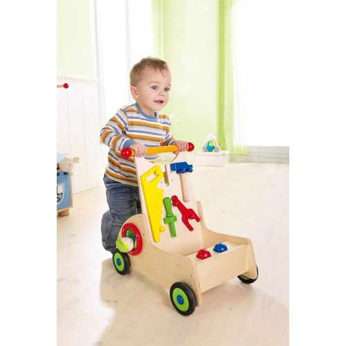  HABA Carpenter Pixie Limited Edition Walker Wagon for 10 Months and Up (Made in Germany)