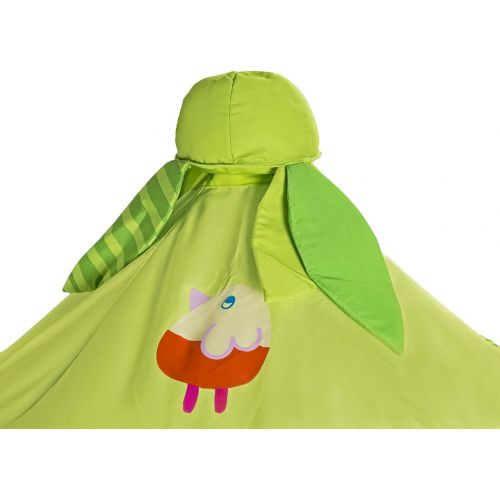  HABA Magic Forest Play Tent - Free-Standing Fabric Hut with Mesh Window and Door for Ages 18 Months and Up