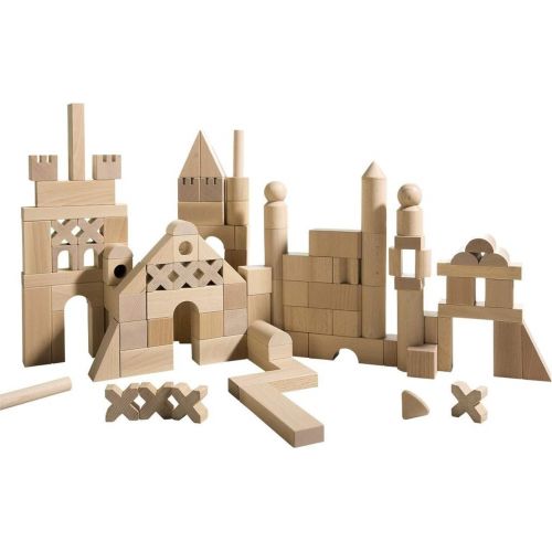  HABA Basic Building Blocks 102 Piece Extra Large Wooden Starter Set (Made in Germany)