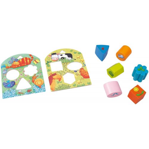  HABA Animals Sorting Box - Wooden Shape Sorter and Matching Toy for Ages 1 and Up (Made in Germany)