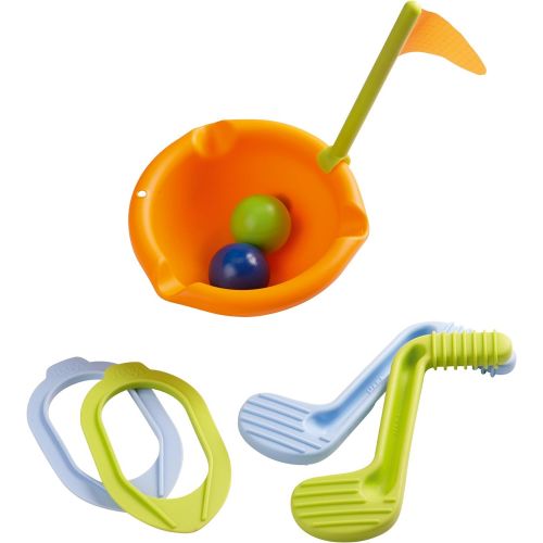  HABA Sand Golf - Hole in One Fun at the Beach - Active Outdoor Putting Set for Children Ages 3 and Up