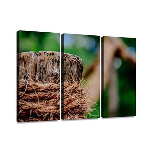  HABEN Artwork Wood Stove is on fire in Winter Days Ridge Built Structure Honesty Print on Canvas Wall Artwork Modern Photography Home Decor Unique Pattern Stretched and Framed 3 Piece