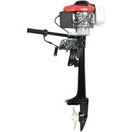 HAFIY 3.64HP 24 Stroke Heavy Duty Outboard Motor Boat Engine wWater Air Cooling System