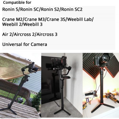  HAFOKO Professional Carbon Fiber Extension Monopod Pole Stick Rod 1/4 Compatible for ROMIN S2 ROMIN SC 2 Ronin S Ronin SC Crane 2 Crane M2 Crane 3 Weebill Lab Gimbal