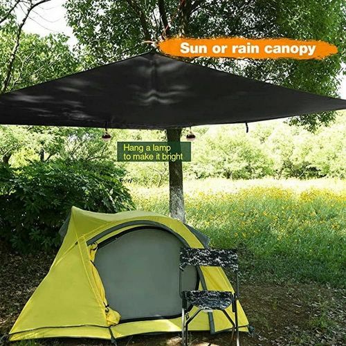  HAHFKJ Waterproof Beach Sun Shelter Tarp Tent Shade Ultralight UV Garden Awning Canopy Sunshade Outdoor Camping Hammock Rain Fly (Color : C)
