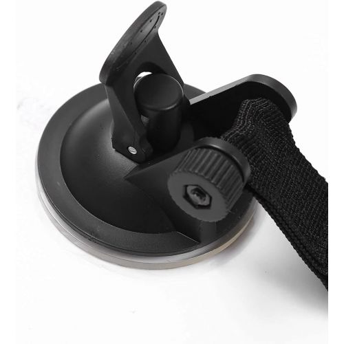  HAHFKJ 2Pcs Heavy Duty Suction Cups Tie Downs with Hooks for Car Tent Sucker Awning Windshield Camping Tarp Boat RV