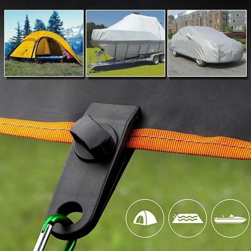  HAHFKJ 10pcs Clips Heavy Duty Durable Premium Lock Grip Awning Clamp for Canopies Camping Tarps Caravan