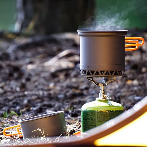  HAHFKJ Camping Cookware Outdoor Cooking Set Heat Cooker Travel Tableware Tourist Kitchen Pot Utensil Equipment