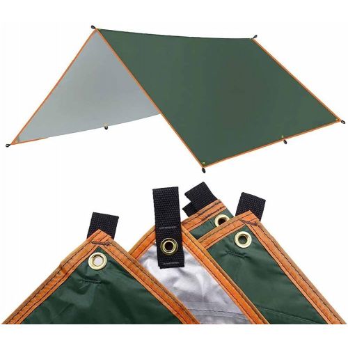  HAHFKJ 400x300cm 300x300cm Awning Waterproof Tarp Tent Shade Garden Canopy Sunshade Outdoor Camping Hammock Rain Fly Beach Sun Shelter (Size : Small)