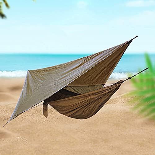  HAHFKJ Outdoor Camping Waterproof Tarp Lightweight Awning Sun Shade Parasol Canopy Outdoor Picnic Accessories (Color : C)