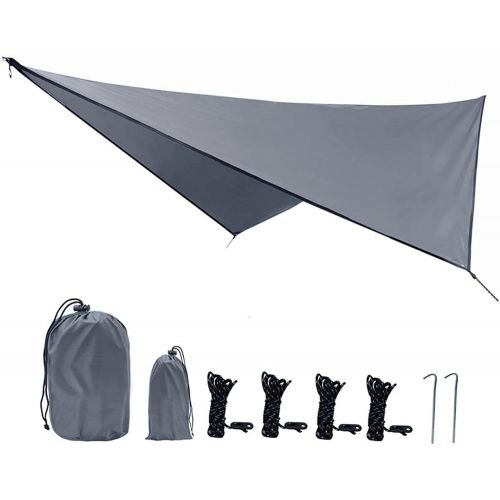  HAHFKJ Outdoor Camping Waterproof Tarp Lightweight Awning Sun Shade Parasol Canopy Outdoor Picnic Accessories (Color : C)