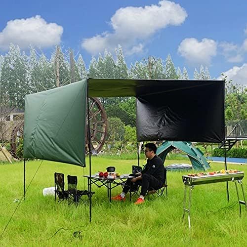  HAHFKJ 4.5x6m Sun Shelter Tent Tarp for Beach Waterproof Shade Outdoor Camping Hammock Rain Fly Pool Tarpaulin Garden Awning Canopy (Color : A)