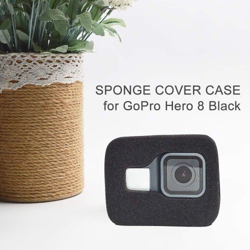  HAIFT Noise reducing Foam Sponge Windproof case for GoPro Hero 8 Black Camera,Reducing Wind Noise for Optimal Recording for Gopro Hero 8 Case Cover