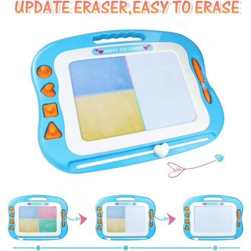  [아마존베스트]HAIMST Magnetic Drawing Doodle Board Toys for Girls Boys 3 4 5 6 7,Large Writing Board Painting Sketching Gifts for Toddler,Erasable Kids Drawing Pad