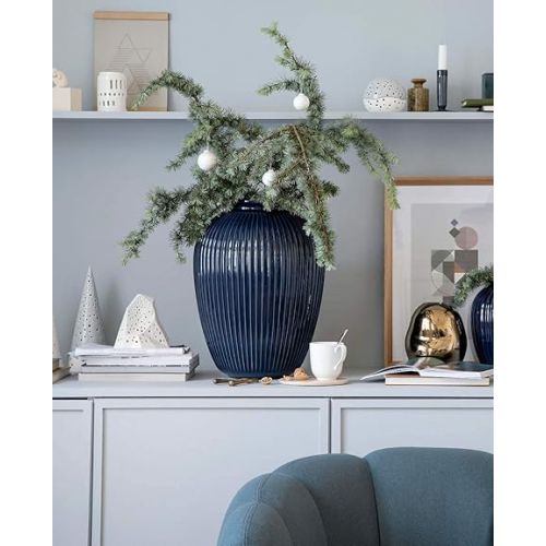  Hammershøi Vase, 20cm, Blue