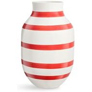 Kahler Omaggio Vase, Keramik, rot, 15 cm