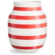 Kahler Omaggio Vase, Keramik, rot, 10 cm