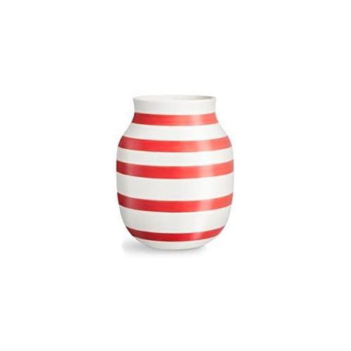  Kahler Omaggio Vase, Keramik, rot, 10 cm