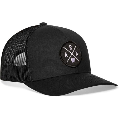  HAKA State City Trucker Hat for Men & Women, Adjustable Baseball Hat, Mesh Snapback, Sturdy Outdoor Black Golf Hat