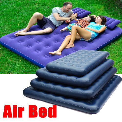 제네릭 Generic Air Bed Inflatable Couch Inflatable Beds Mattress Sleeping Mats Home Outdoor wElectric Air Pump