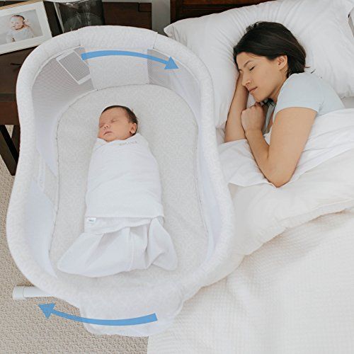  [아마존베스트]Halo Bassinest Swivel Sleeper, Essentia Series, Modern Lattice