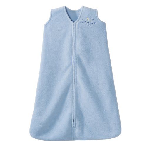  [아마존베스트]Halo HALO Sleepsack Micro-Fleece Wearable Blanket, Baby Blue, Large