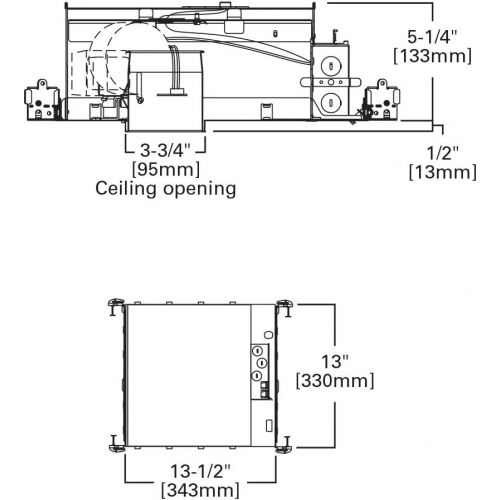  Halo HALO Recessed H36LVICAT 3-Inch Housing IC Air-Tite Shallow Ceiling 12-Volt Low Voltage