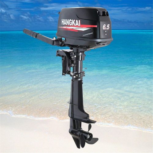  HANGKAI 6.5HP Outboard Boat Motor Engine 4-Stroke Updated with Water Cooling System