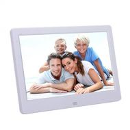 HANMINGSS Digital Frame 10 Inch Digital Photo Frame HD Video Frame with Motion Sensor Smart Cloud Box Thin Narrow Wall of Android Network Video Player