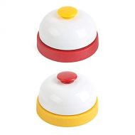 HANSGO Game Call Bell, 2PCS Pet Training Bell Ring Service Bell Customer Bell for Offices Hotels Schools Restaurants