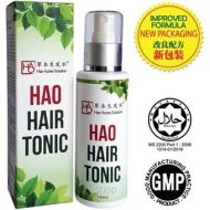 HAO HAIR TONIC 100ML Halal An Intensive And Concentrated Medicine Effectively Helps To Reduce Falling Hair, Maintain Hair Density, Grow New Hair, And Prevents Growing Of Grey Hair