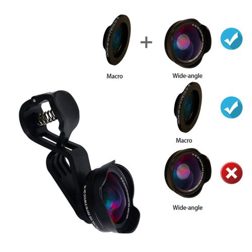  HAO Profession Smartphone Lenses Camera for Apple iPhone X HTC CPL+Wide Angle+Macro+Filter+Fish Eye+Star Filter Six Line 8 in 1 Lens