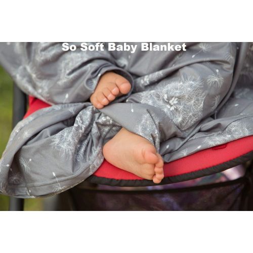  HAPPYBOOX Premium Soft Grey Multi-Use Cover for Nursing, Carseat Canopy, Baby Car Seat, Breastfeeding Scarf,...