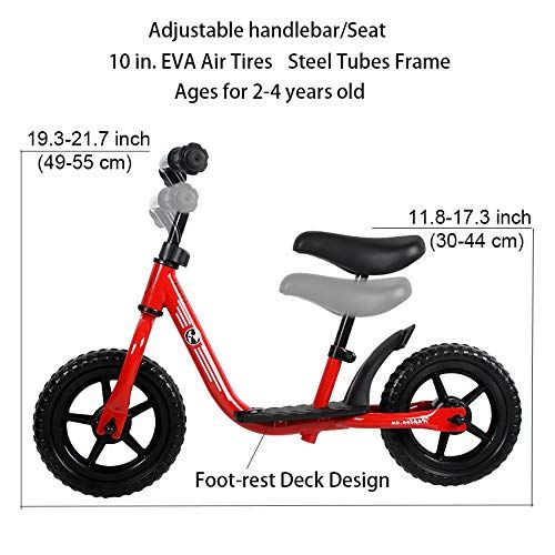  HAPTOO Balance Bike for Kids, 12 Wheels Lightweight Balance Bike Best for Ages 18 Months to 3.5 Years, Multiple Colors
