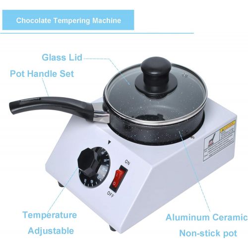  HAQQI Chocolate Melting Single Pot Electric Professional Tempering Machine Fondue Soap Handmade Tool Manual Control 110V