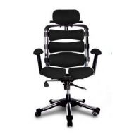 HARA Chair HARA CHAIR Pascal (PS2 T) Office Chair Twin Based Pressure Relief of The Intervertebral Discs and Improved Buttock Circulation Color: Black Mesh